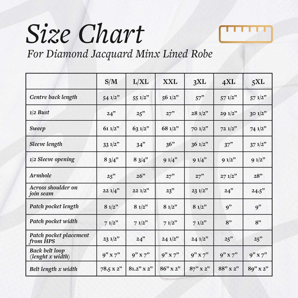 Diamond Jacquard Minx Lined Robe | Style: DJT7100 - Chadsworth & Haig