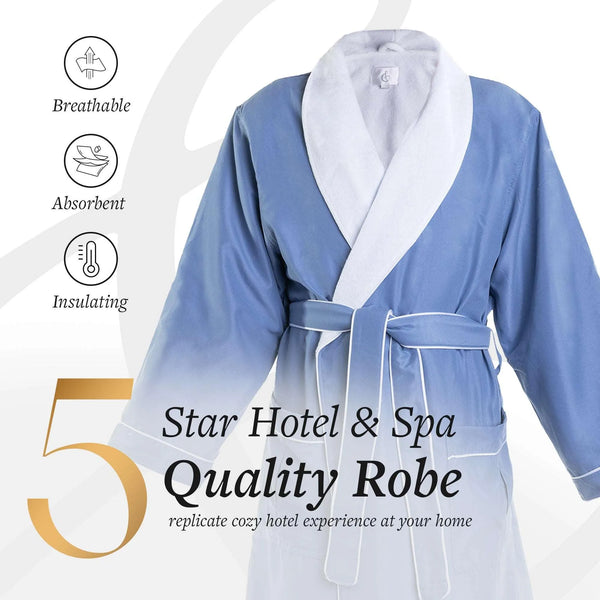 Microfiber Plush Robe with Minx Plush Lining | Style: MPR3000 - Luxury Hotel & Spa Robes by Chadsworth & Haig