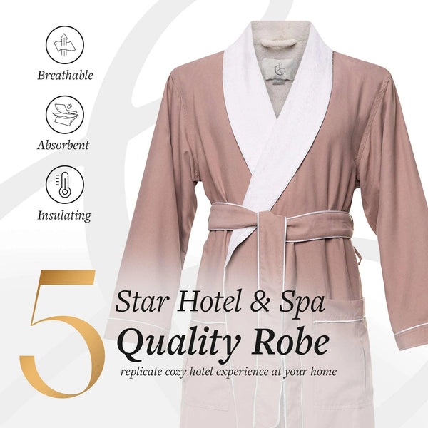 Microfiber Plush Robe with Minx Plush Lining | Style: MPR3000 - Luxury Hotel & Spa Robes by Chadsworth & Haig