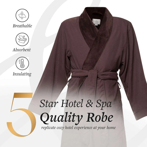 Microfiber Plush Robe with Minx Plush Lining | Style: MPR3000 - Luxury Hotel & Spa Robes by Chadsworth & Haig