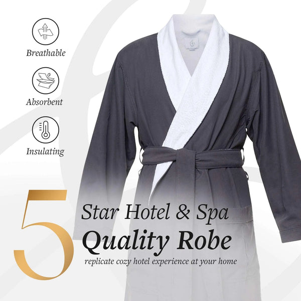 Microfiber Plush Robe with Minx Plush Lining | Style: MPR3000 - Luxury Hotel & Spa Robes by Chadsworth & Haig