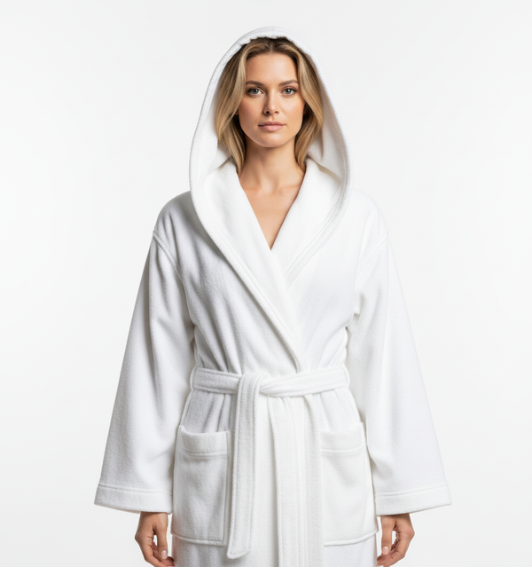 Microfiber Plush Robe With A Hood | Style: MPRH300