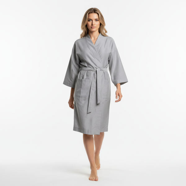 Microfiber Plush Kimono Robe with Minx Plush Lining | Style: MPK3000