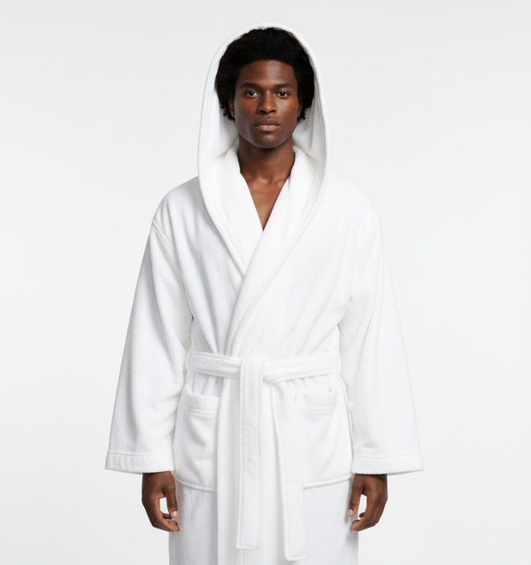 Microfiber Plush Robe With A Hood | Style: MPRH300