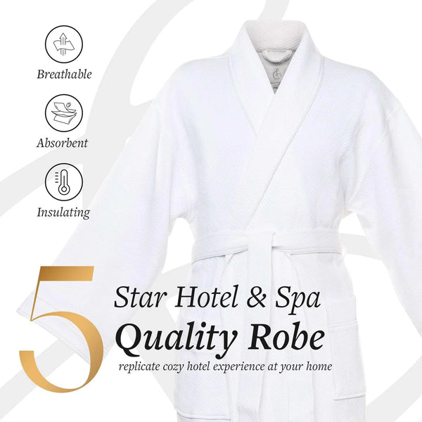 Diamond Jacquard Minx Plush Lined Robe | Style: DJT7100 - Luxury Hotel & Spa Robes by Chadsworth & Haig