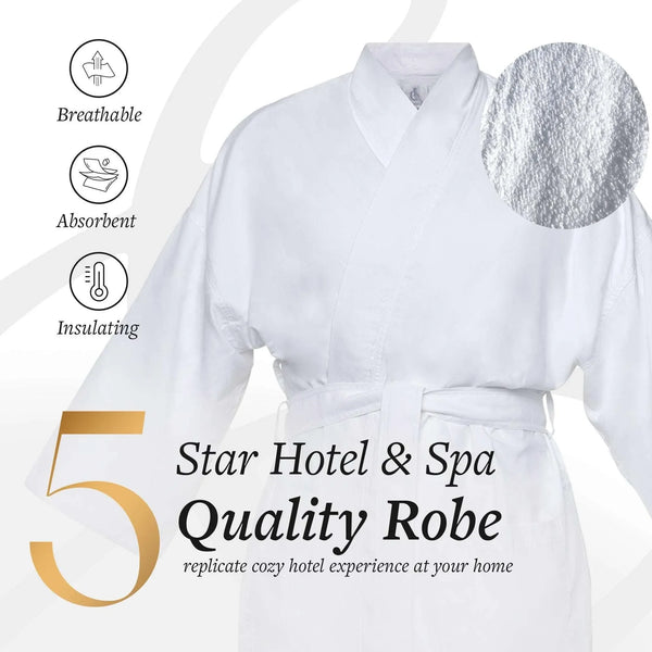 Essentials Light Weight Terry Kimono Robe | STYLE: ETK8000 - Luxury Hotel & Spa Robes by Chadsworth & Haig