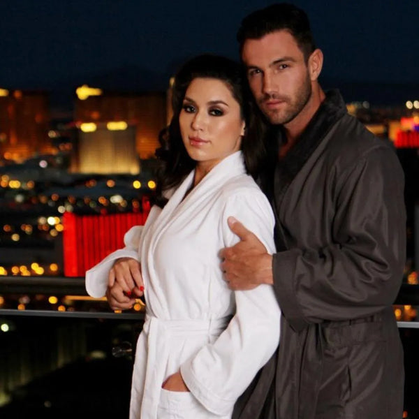 Microfiber Plush Robe with Minx Plush Lining | Style: MPR3000 - Luxury Hotel & Spa Robes by Chadsworth & Haig