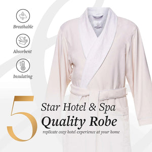 Microfiber Plush Robe with Minx Plush Lining | Style: MPR3000 - Luxury Hotel & Spa Robes by Chadsworth & Haig