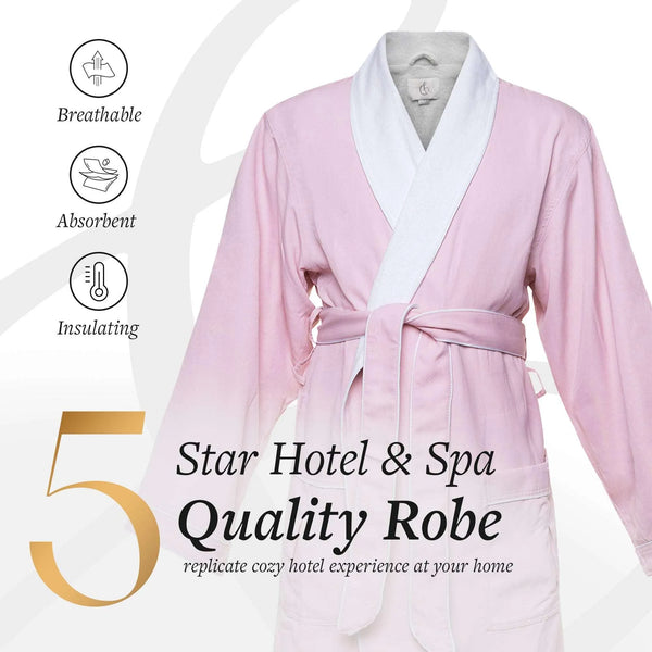 Brushed Microfiber Robe Lined in Terry | Style: DSM4000