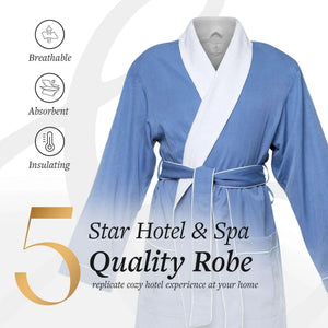 Brushed Microfiber Robe Lined in Terry | Style: DSM4000 - Luxury Hotel & Spa Robes by Chadsworth & Haig