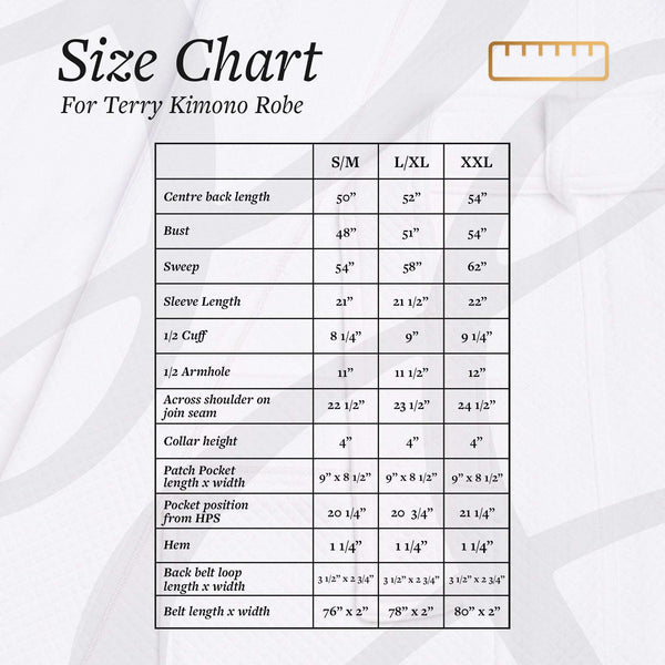 Essentials Terry Kimono Robe | STYLE: ETK8000 - Chadsworth & Haig