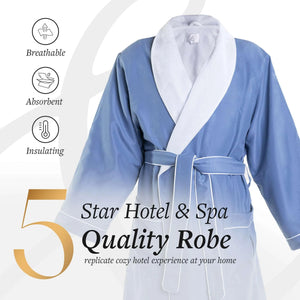 Microfiber Plush Robe with Minx Plush Lining | Style: MPR3000 - Luxury Hotel & Spa Robes by Chadsworth & Haig
