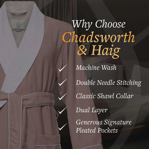 Microfiber Plush Robe with Minx Plush Lining | Style: MPR3000 - Luxury Hotel & Spa Robes by Chadsworth & Haig