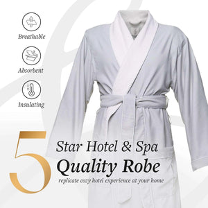 Microfiber Plush Robe with Minx Plush Lining | Style: MPR3000 - Luxury Hotel & Spa Robes by Chadsworth & Haig