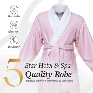 Microfiber Plush Robe with Minx Plush Lining | Style: MPR3000 - Luxury Hotel & Spa Robes by Chadsworth & Haig