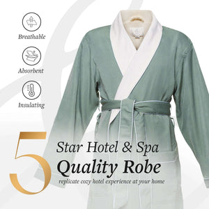 Brushed Microfiber Robe Lined in Terry | Style: DSM4000 - Luxury Hotel & Spa Robes by Chadsworth & Haig