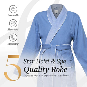 Brushed Microfiber Robe Lined in Terry | Style: DSM4000 - Luxury Hotel & Spa Robes by Chadsworth & Haig