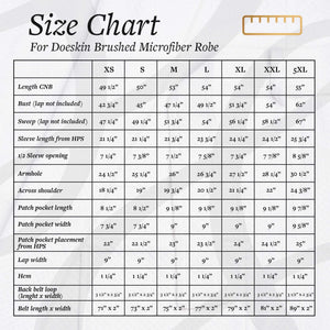 Brushed Microfiber Robe Lined in Terry | Style: DSM4000 - Luxury Hotel & Spa Robes by Chadsworth & Haig