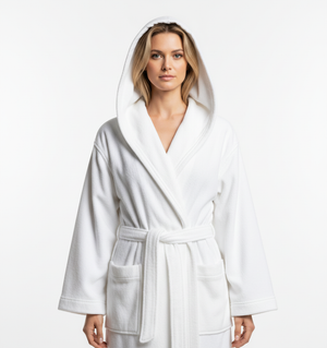 Microfiber Plush Robe With A Hood | Style: MPRH300
