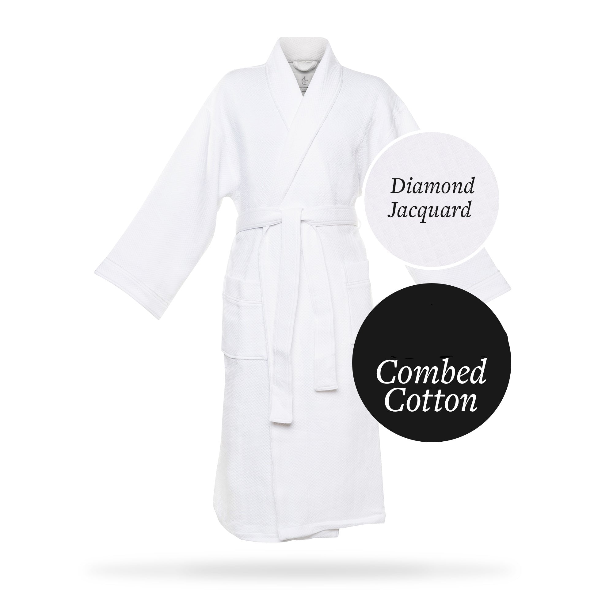Cotton Jacquard Bathrobe