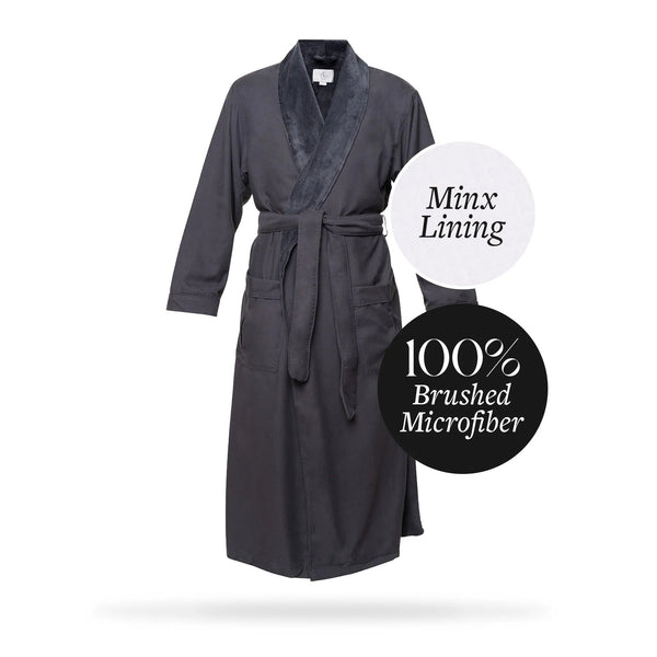 Microfiber Plush Robe with Minx Plush Lining | Style: MPR3000