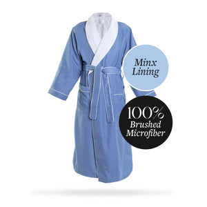 Microfiber Plush Robe with Minx Plush Lining | Style: MPR3000 - Luxury Hotel & Spa Robes by Chadsworth & Haig