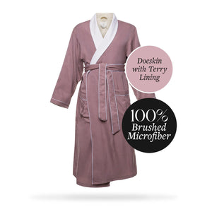 Brushed Microfiber Robe Lined in Terry | Style: DSM4000 - Luxury Hotel & Spa Robes by Chadsworth & Haig