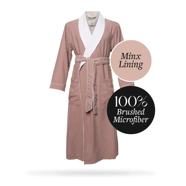 Microfiber Plush Robe with Minx Plush Lining | Style: MPR3000