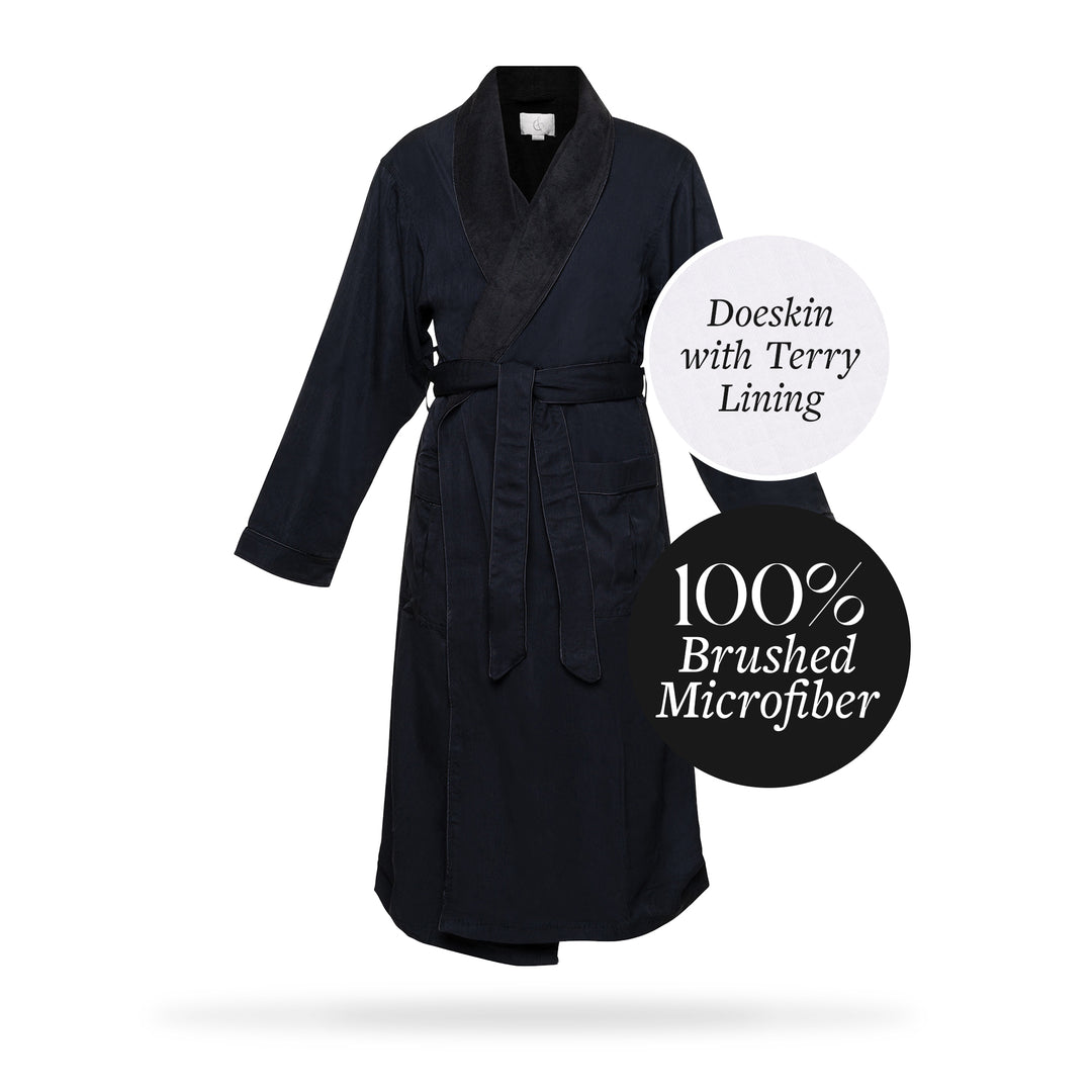 Brushed Microfiber Robe Lined in Terry  Style: DSM4000 – Luxury Hotel &  Spa Robes by Chadsworth & Haig