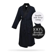 Brushed Microfiber Robe Lined in Terry | Style: DSM4000 - Luxury Hotel & Spa Robes by Chadsworth & Haig