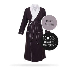 Microfiber Plush Robe with Minx Plush Lining | Style: MPR3000 - Luxury Hotel & Spa Robes by Chadsworth & Haig