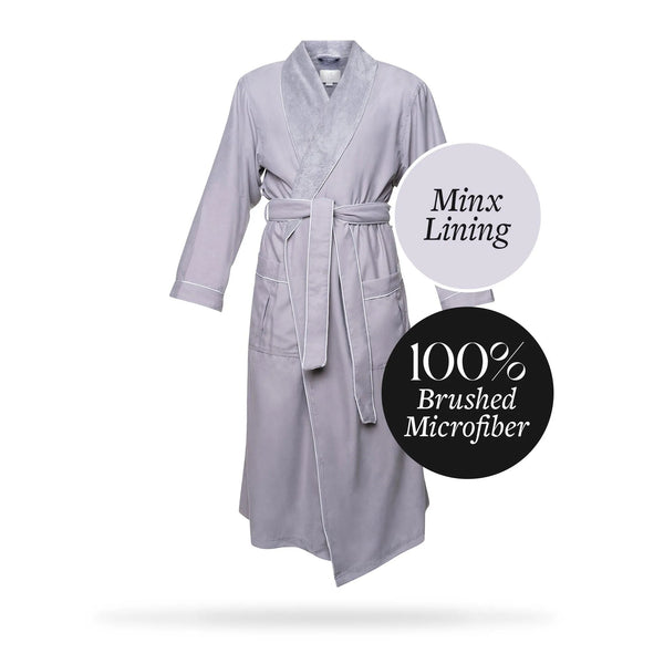 Microfiber Plush Robe with Minx Plush Lining | Style: MPR3000