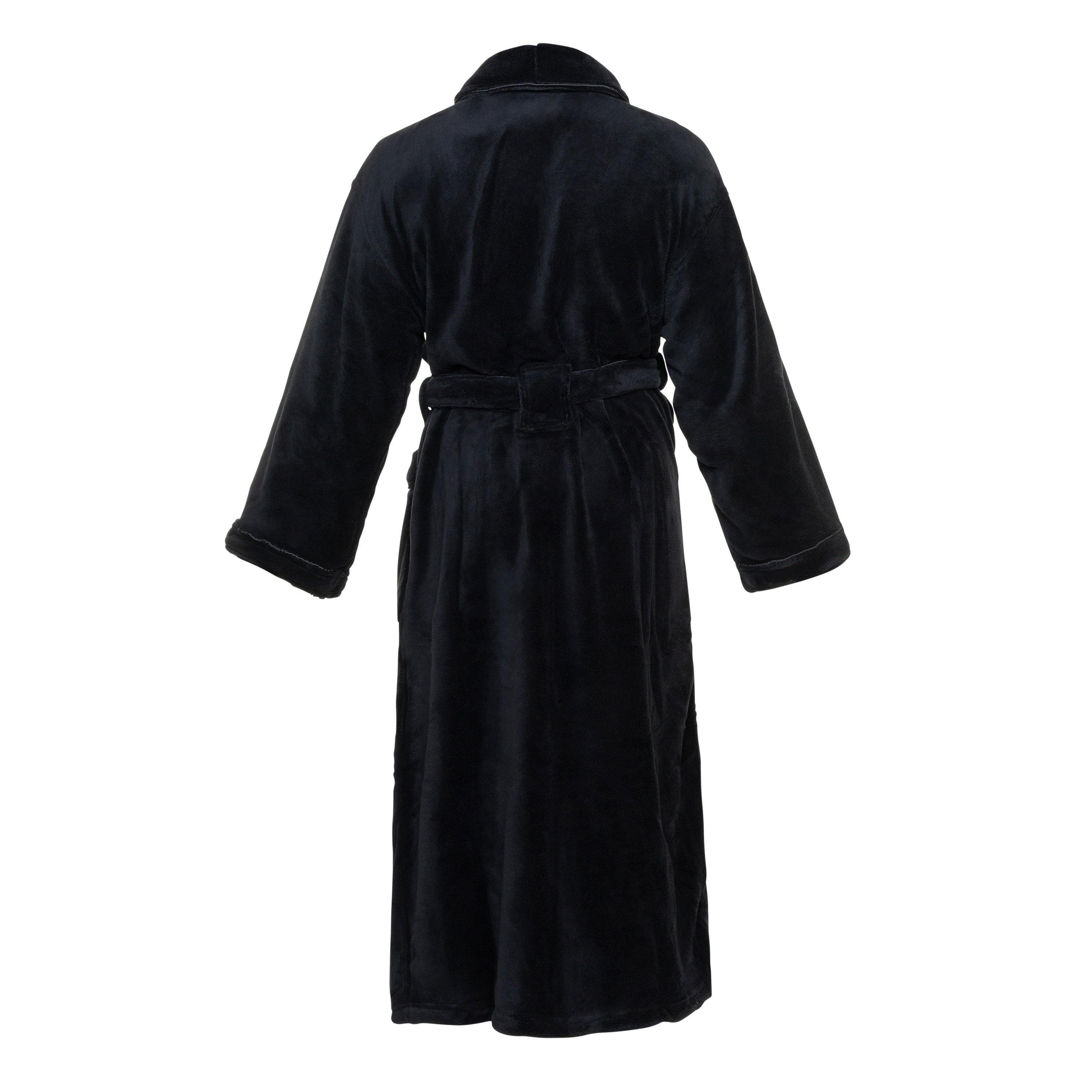 LTS Tall Women's Black Foil Star Print Maxi Dressing Gown | Long Tall Sally